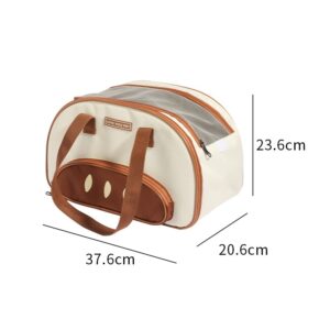 Portable Foldable Dog Diaper Bag with Cat Capsule Design – Spacious and Breathable