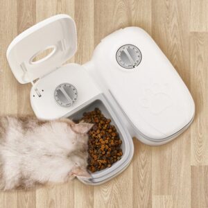 Smart Automatic Pet Feeder with Timer and Stainless Steel Bowl - Cat and Dog Feeding Solution