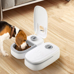 Smart Automatic Pet Feeder with Timer and Stainless Steel Bowl - Cat and Dog Feeding Solution