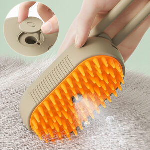 Make pet grooming a breeze with the 3-in-1 Cat Steam Brush: