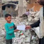 فريق غزة 48 الخيري يوزّع زكاة المال والمساعدات المالية على الأسر النازحة في خيام قطاع غزة، دعمًا لصمود العائلات المتضررة.