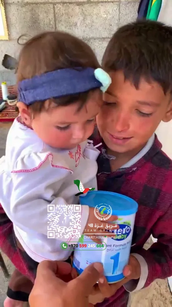 توزيع الحليب للأطفال الرضع بطريقة منظمة وآمنة